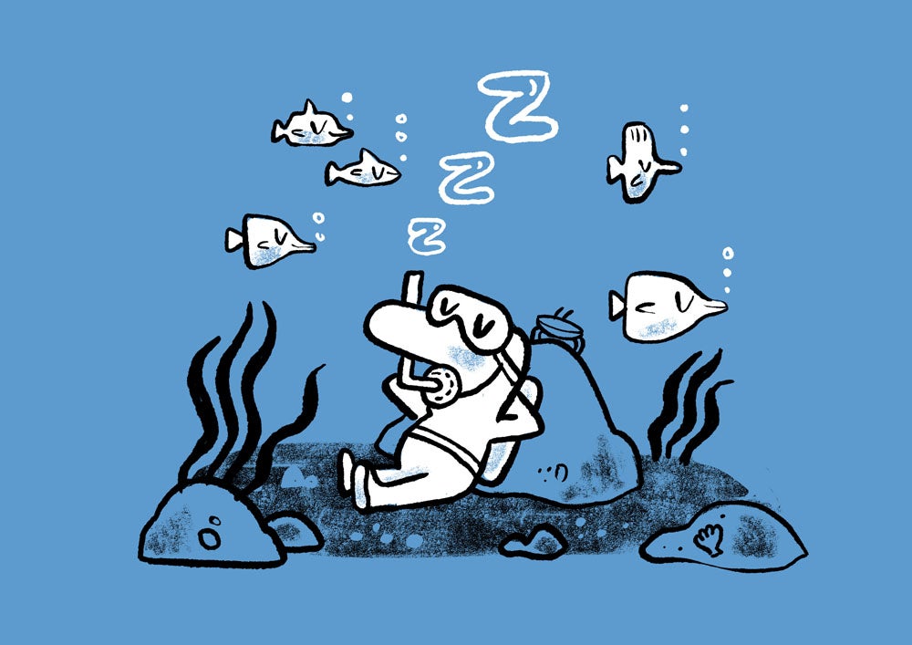 Sleeping with the fishes #TalkAboutDeath