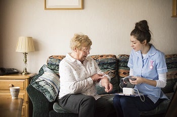 Person receiving care