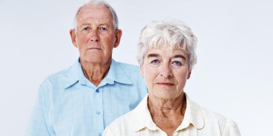 Two older people
