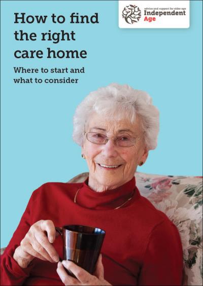 Care home guide cover