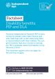 PIP and DLA factsheet cover 