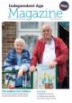 Independent Age report cover reads: The hidden two million: the number of older people facing financial hardship is growing. The cover shows an older couple standing outside their home
