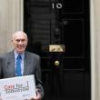 Man taking petition to Downing Street